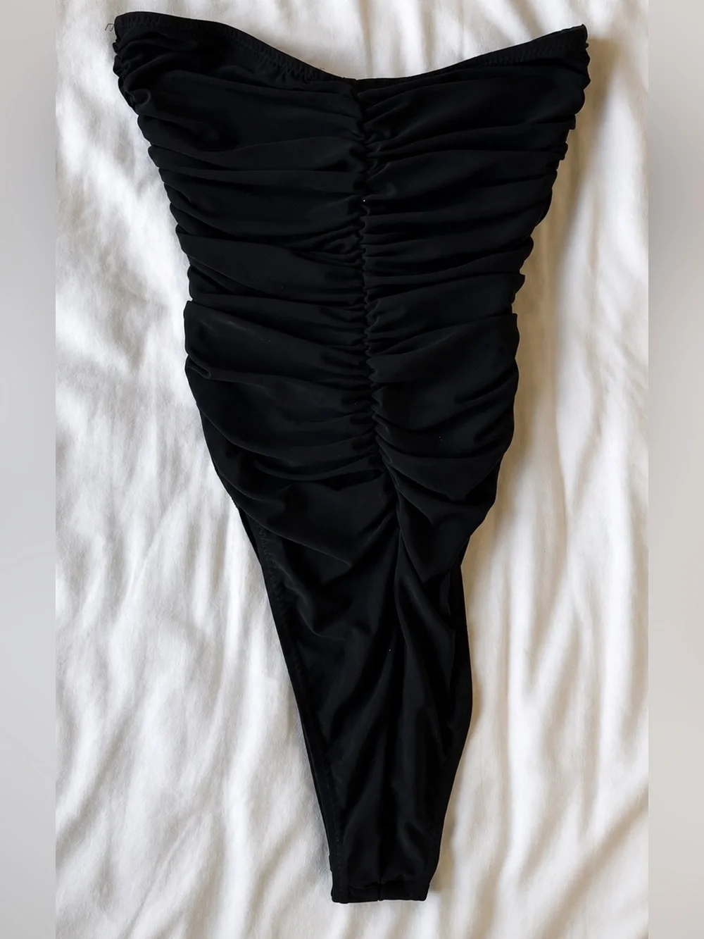 Norma Kamali Slinky Marissa One Piece Bikini Black - Picture 3 of 6